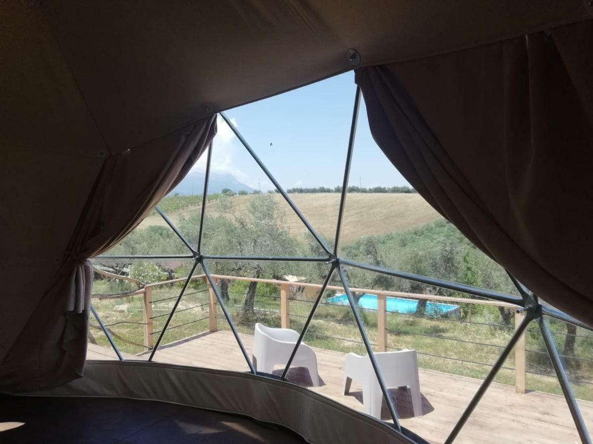 Cerchio Del Desiderio Glamping Retreat Hotel Pescara Bagian luar foto
